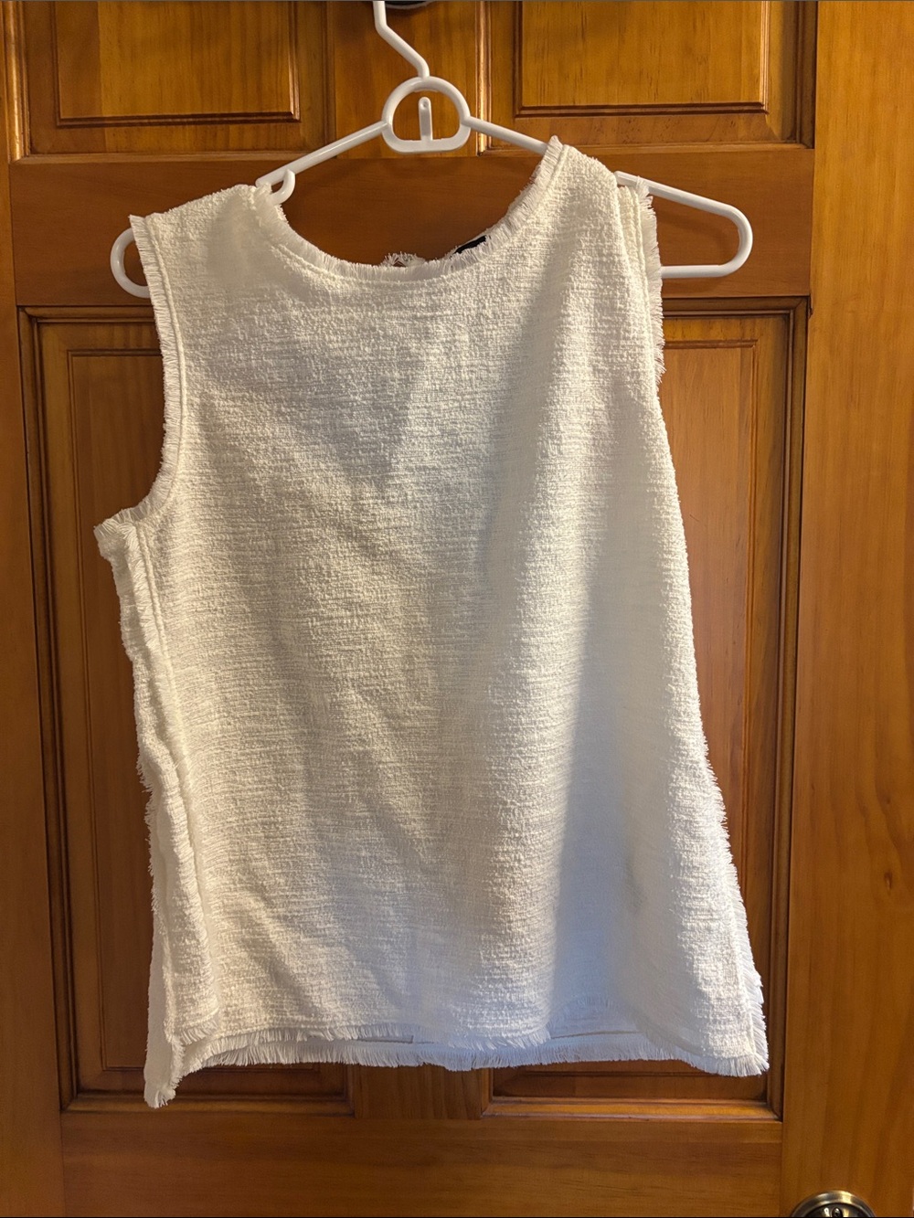 Banana Republic Cream Textured Tank